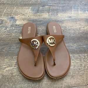 Brown MK Sandals